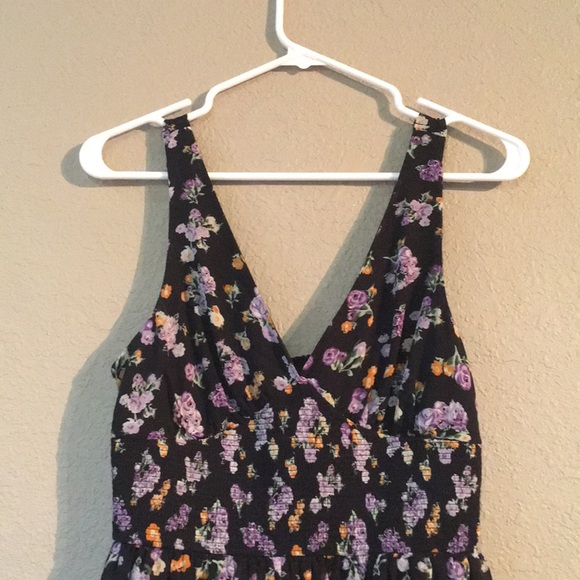 Black Purple Orange Forever 21 Size M Mini Dress - Picture 2 of 5